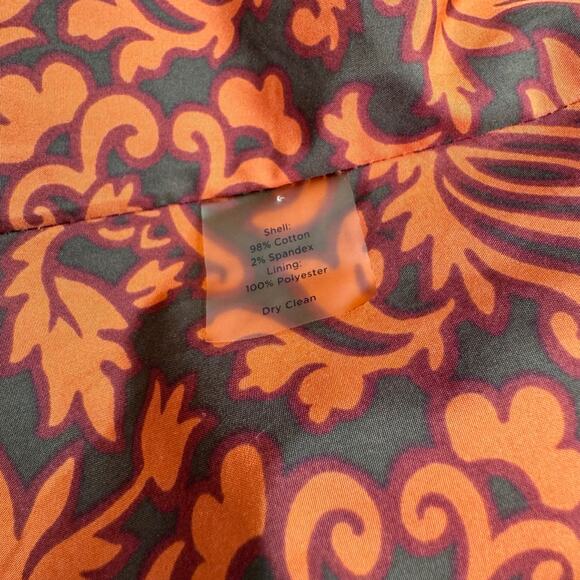 Talbots Corduroy Blazer Jacket Women's 2 Red Office Career Boho Colorful Indie - Picture 5 of 9